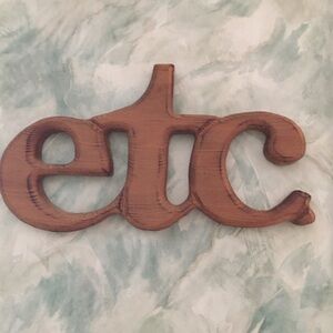 Brown Modern 3D Decor Accent